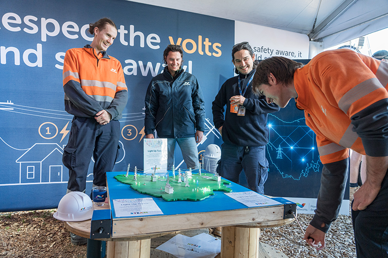 Lochie and the STEAM team at Agfest